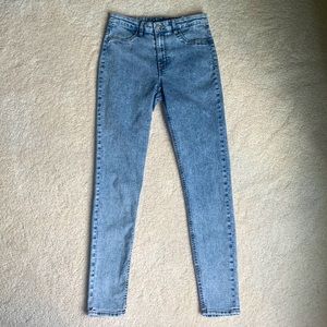 Divided high waisted skinny jeans